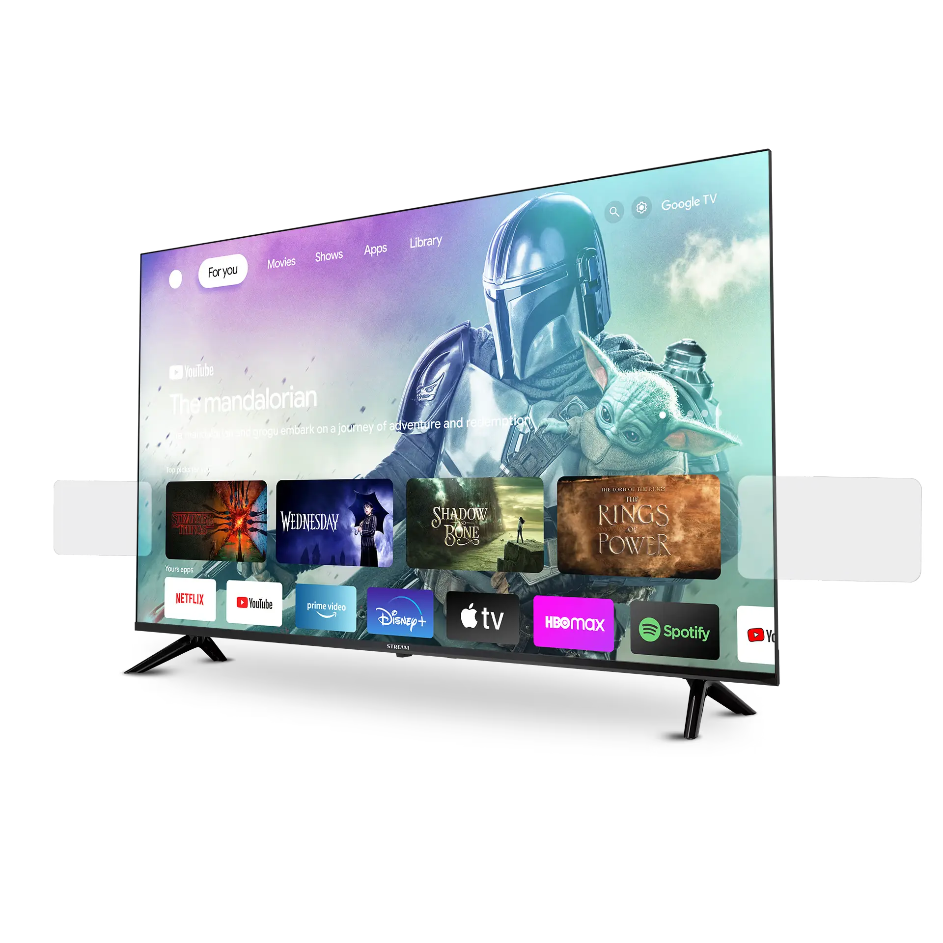 A Television with personalized content for you
