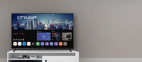 Stream's WebOS Hub interface